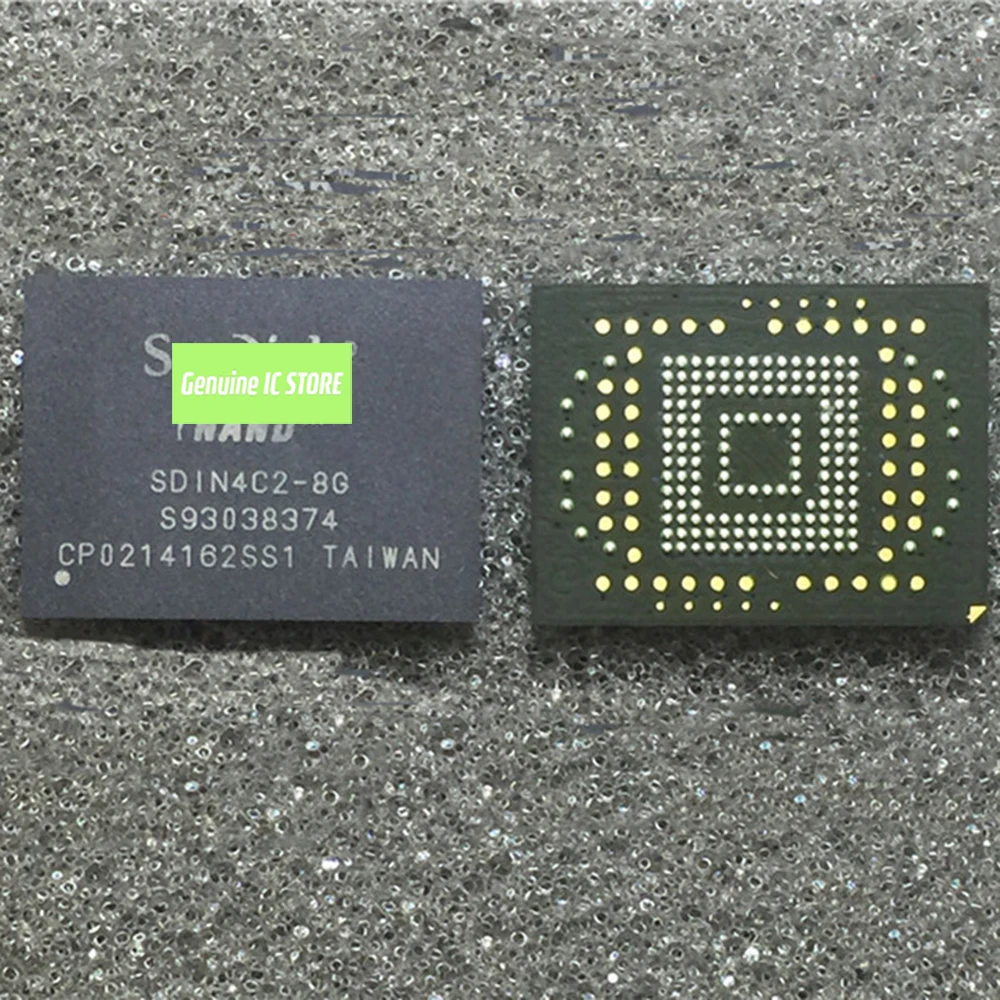 

SDIN4C2-8G BGA-169 EMMC 8GB оригинальный IC