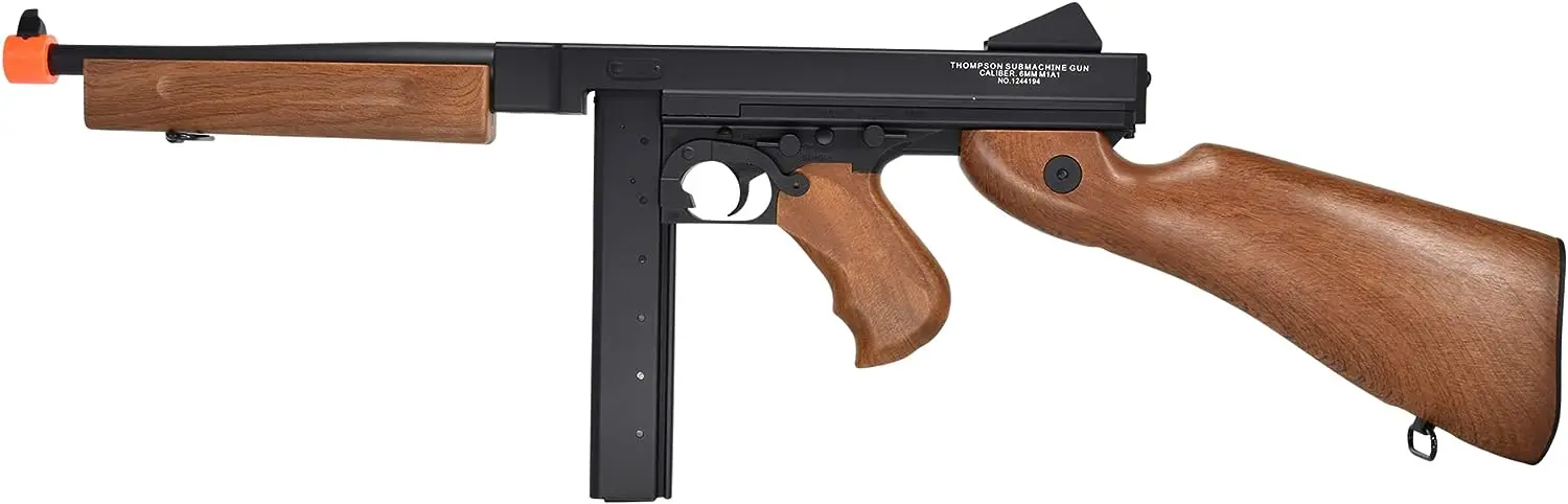 

Air M1A1 Powered Airsoft Gun with Adjustable Hop-Up, 320-365 FPS, Black/Wood, (43900)