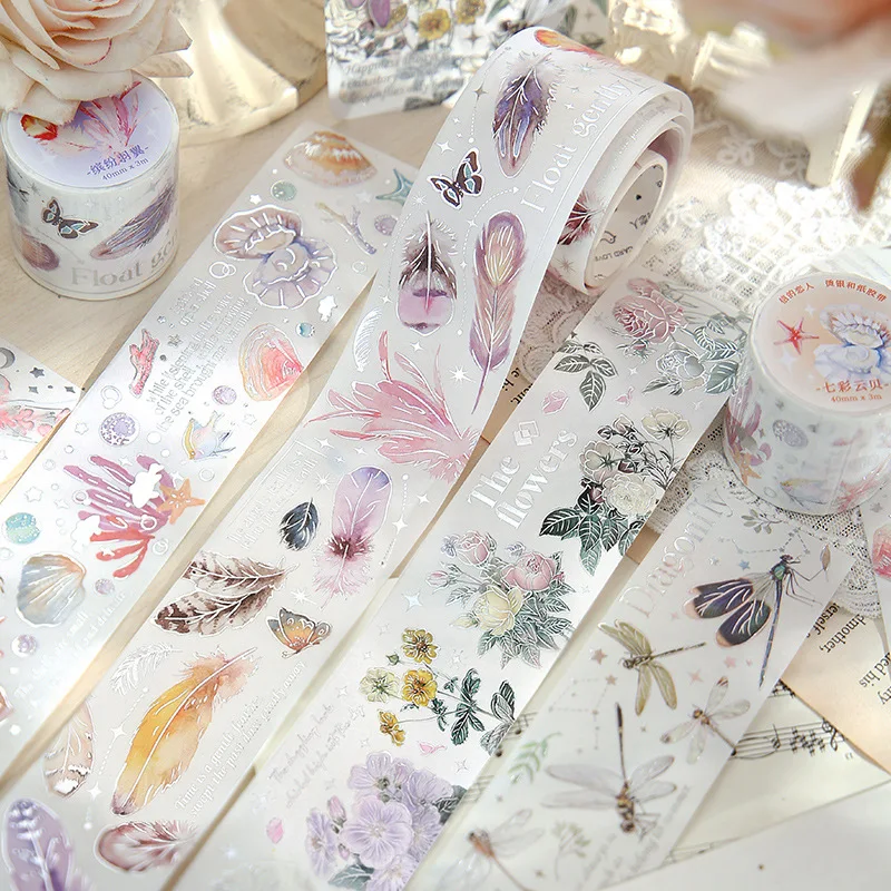 

Cute Bird Aesthetic Washi Tape Self-Adhesive Decorative Sticker Label Scrapbooking Notebook Cute Stationary School Supplies