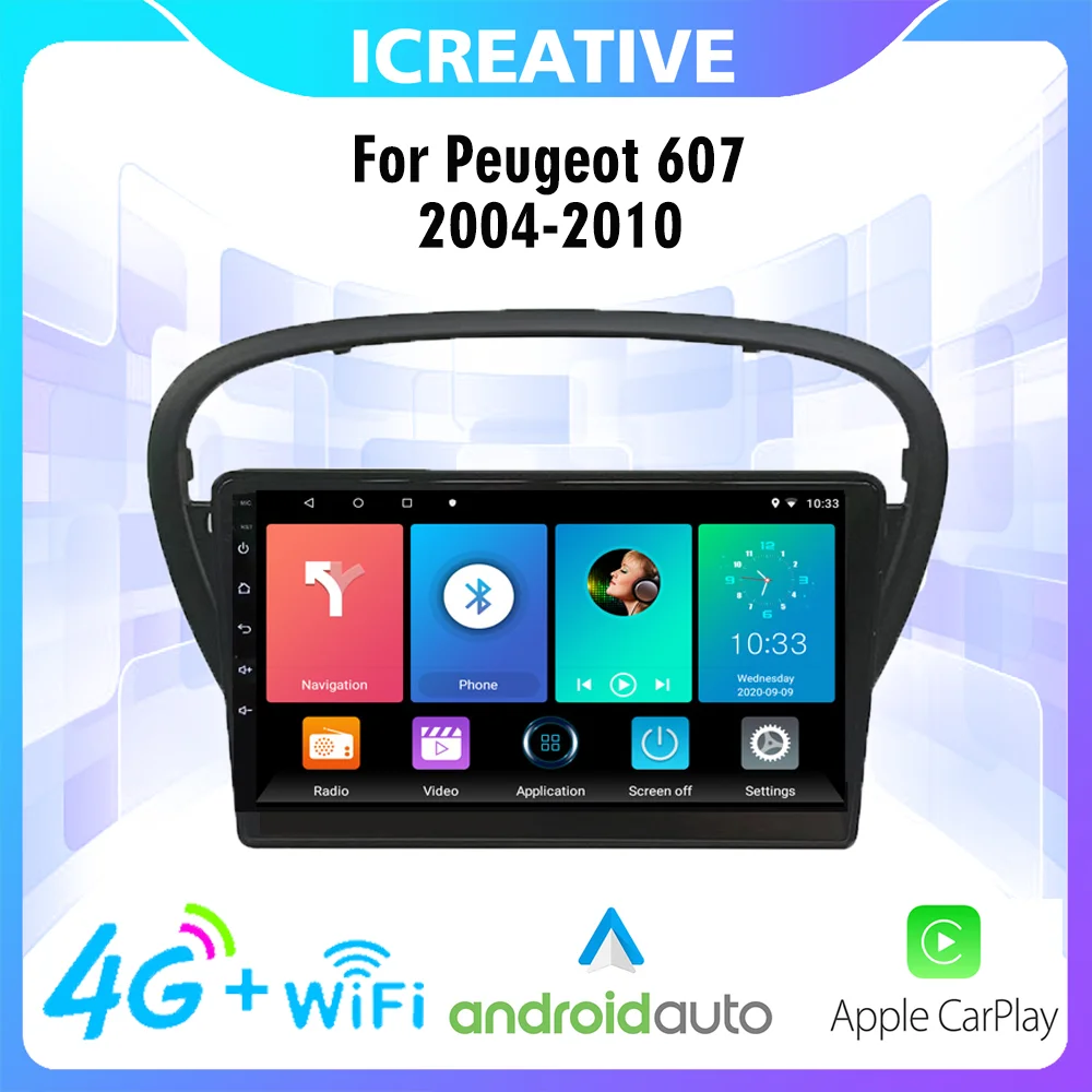 CarPlay Автомагнитола Магнитола 2 Din 4G Carplay автомобильное стерео WIFI GPS-навигация