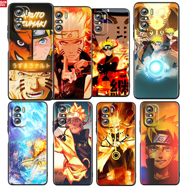 

Naruto Anime Cool For Xiaomi Redmi K50 K40 Gaming K30 K20 Pro 5G 10X 9T 9C 9A 4G TPU Soft Silicone Black Phone Case Fundas Coque