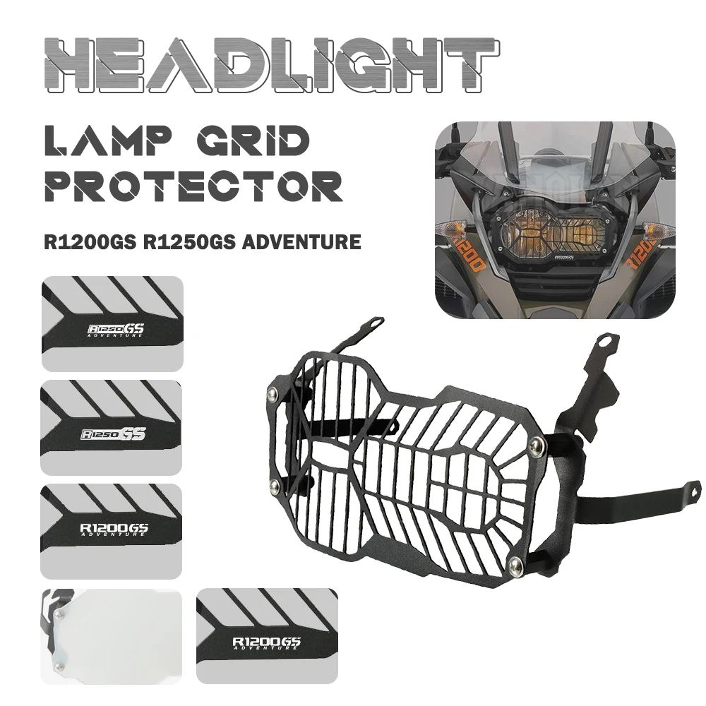 

For BMW R1200GS R 1200 GS Adventure 2013-2018 Motorcycle Accessories Headlight Protector Guard Lense Cover Water Cooled Models