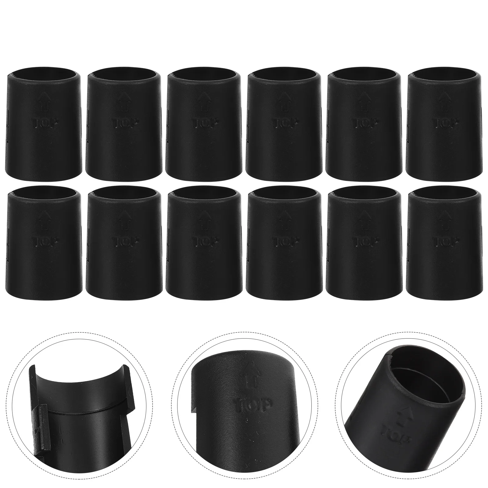 

48pcs Wire Shelf Clip 25mm Post-shelving Plastic Clip Wire Shelf Fastener Clamp