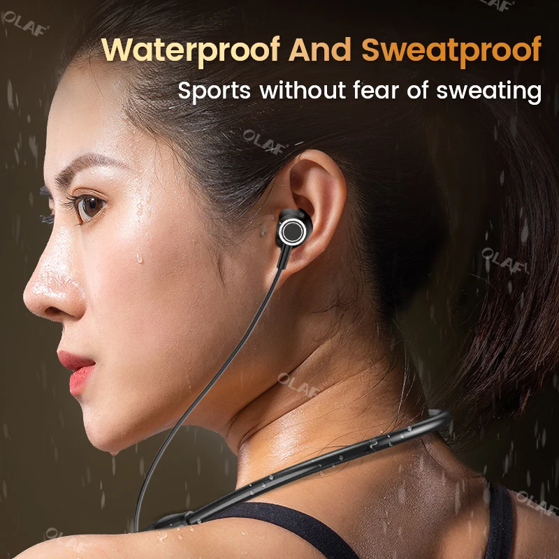 Беспроводные наушники Super Power Bluetooth-наушники с шейным ободом магнитные