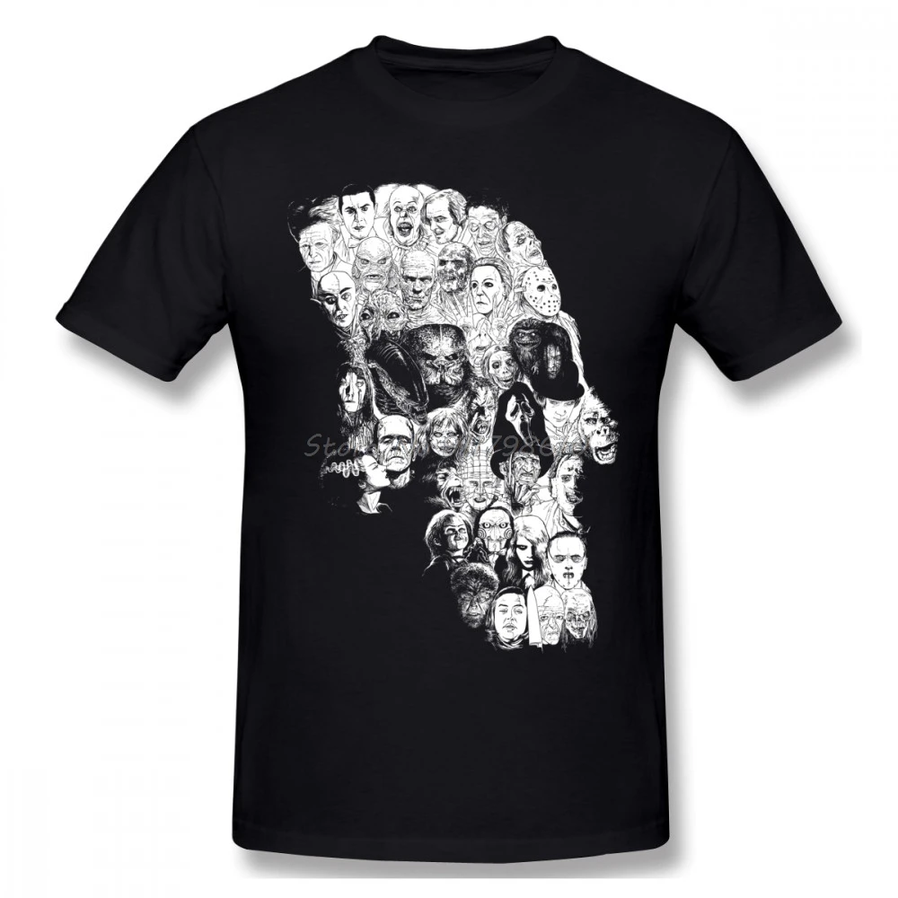 

Horror Skull Men T Shirt Popular T Shirts Tees Harajuku Streetwear