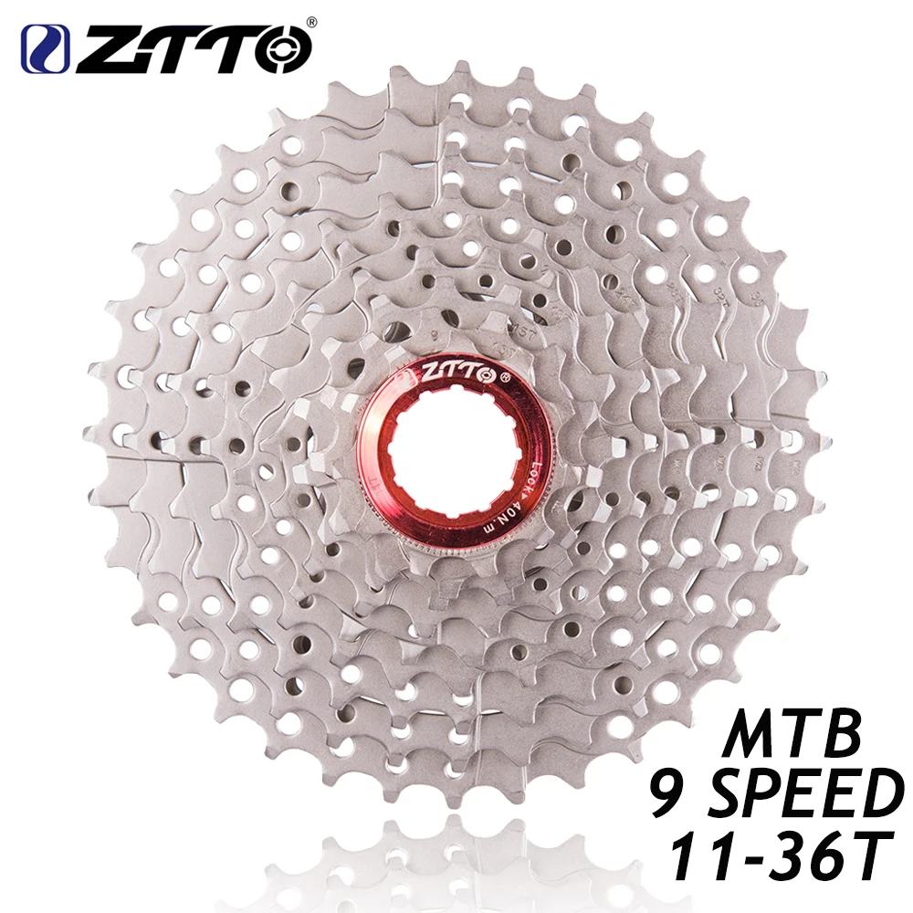 

Кассета ZTTO для горного велосипеда, звездочка 9 скоростей 11-36T, подходит для M370, M430, M4000, M590, M3000, свободное колесо для горного велосипеда
