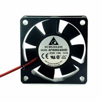 new for delta 6020 6cm afb0624shd 24v 0 20a 2 wire double ball inverter fan