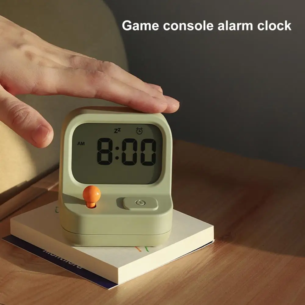 Retro Game Machine-shaped Desk Clock Multi-function Timer For Home Office Handheld Digital Alarm Clock For Kids Alarm