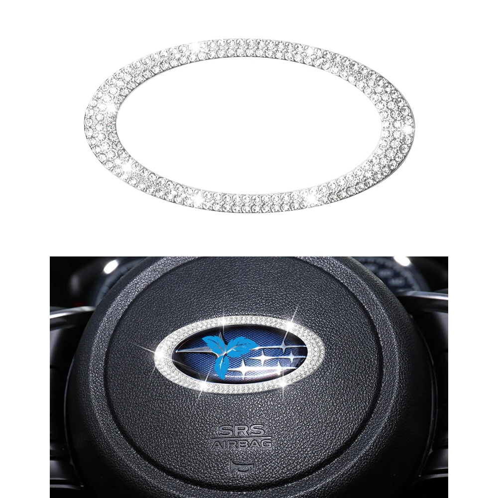 

DIYSMART для SUBARU Хрустальная эмблема рулевого колеса Автомобильный логотип яркие наклейки для Crosstrek Forester Outback Ascent Solterra Impreza
