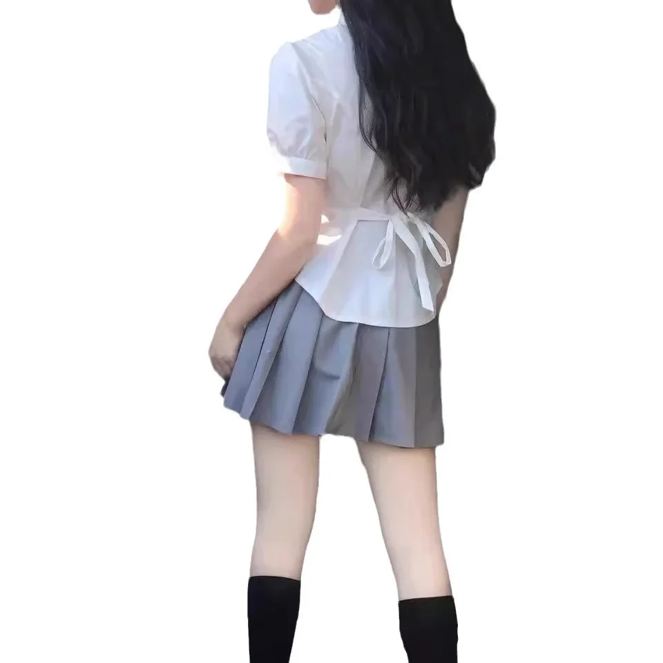 Оригинальная униформа Jk в консервативном стиле женская рубашка с коротким