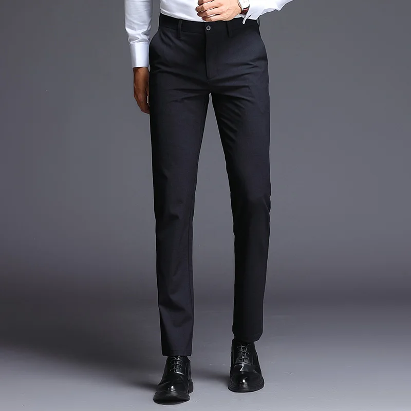 

High-end non-ironing wrinkle-resistant formal professional trousers 2020 spring new trousers large size business casual trousers