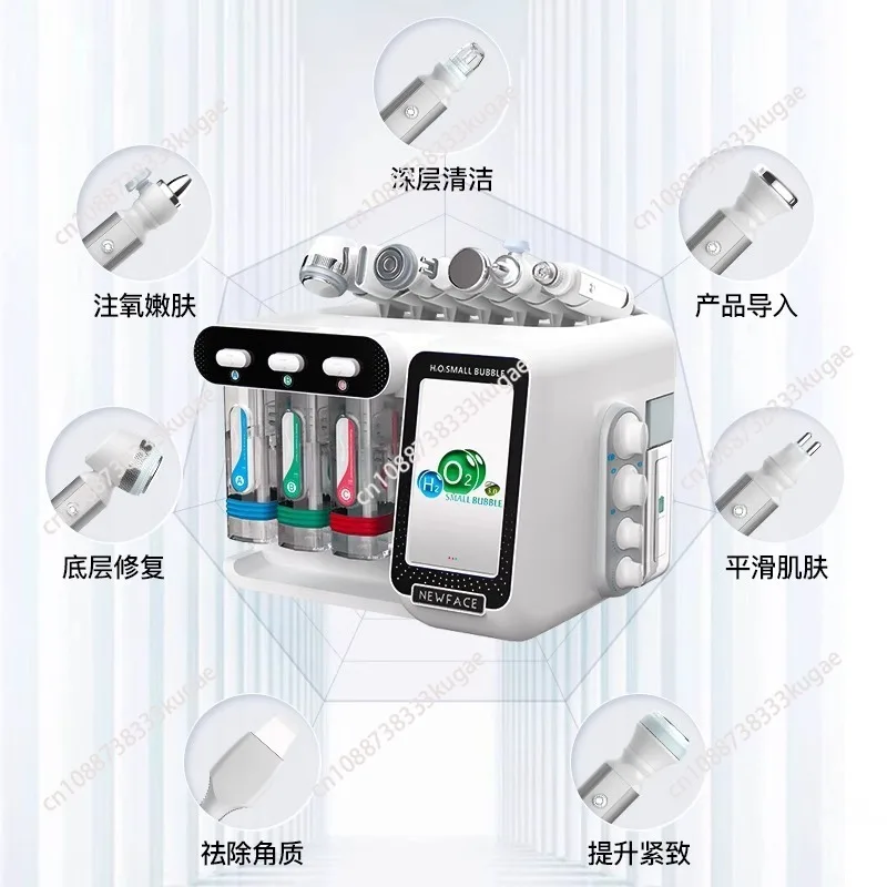 Новый портативный аква-пилинг Hydra Solution для лица с маленьким пузырьком H2o2 очистки
