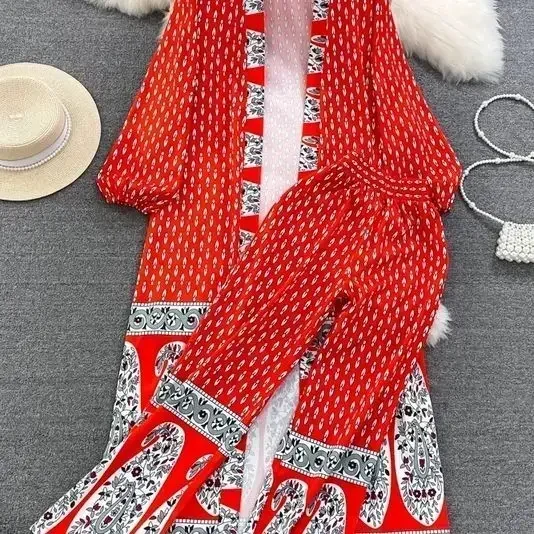 Модный женский костюм в корейском стиле модный свободный кардиган средней длины