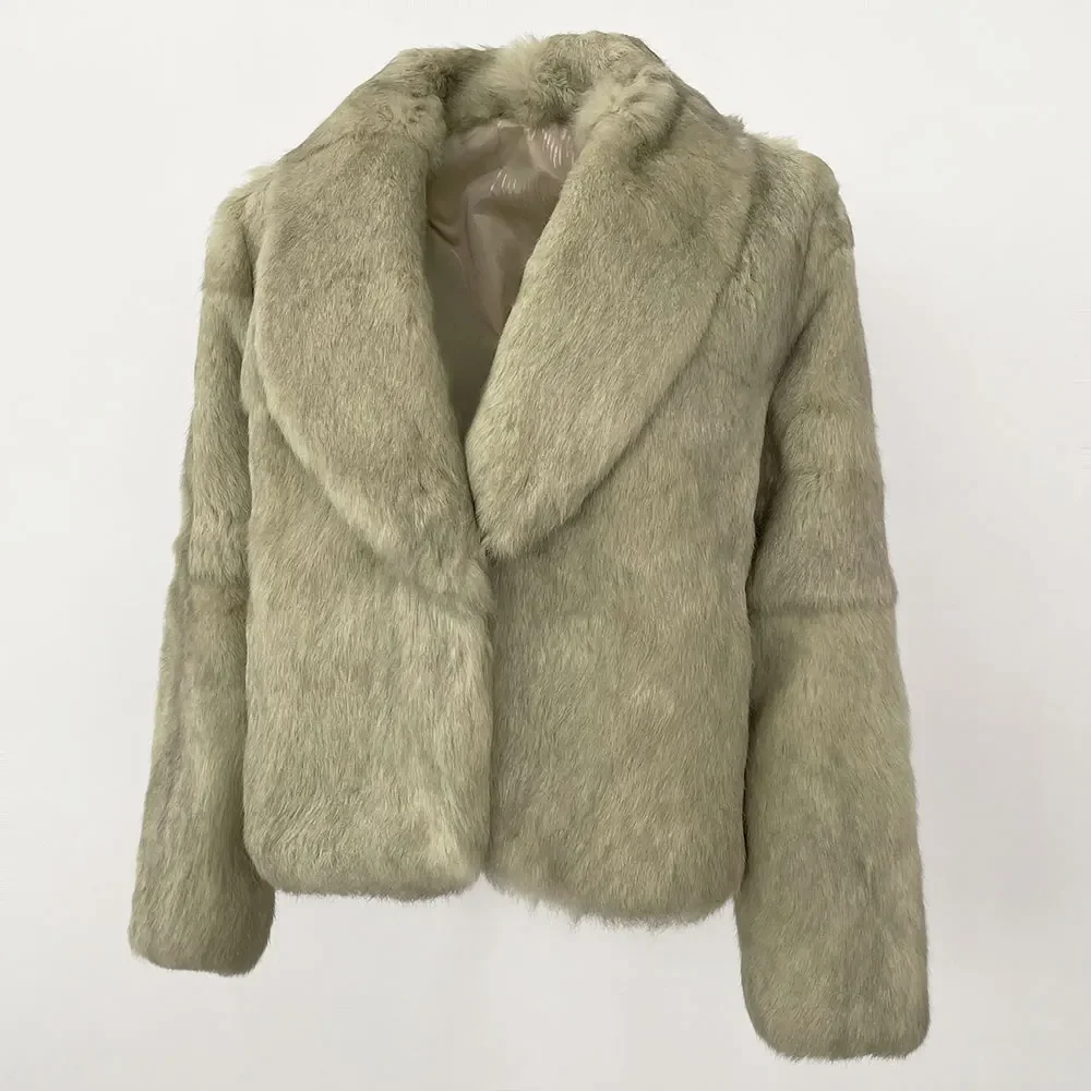 Женская зимняя куртка с отложным воротником плотная теплая элегантная верхняя