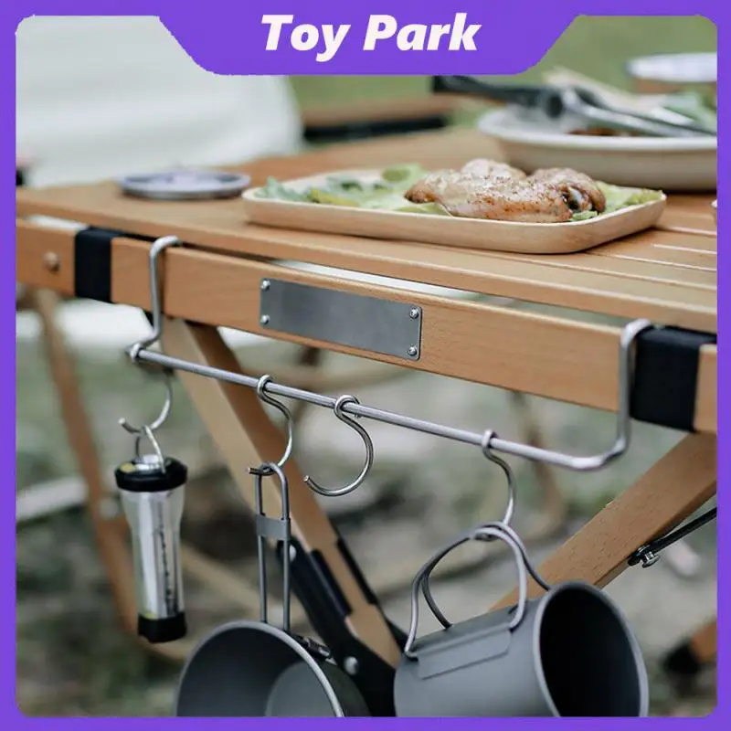 

1pcs Heavy-duty Organizer Camping Table Side Hanger Desktop Development Hook For Towel Bag Keys Outdoor Table Shelf Portable