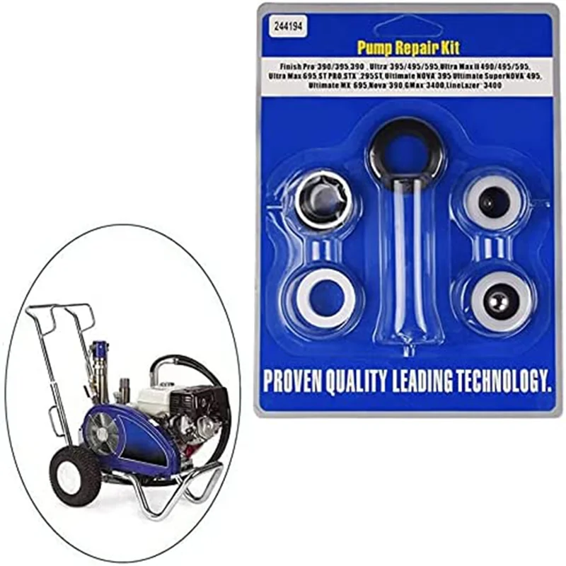 Набор для ремонта безвоздушного распылителя краски 244194 390 395 490 495 595 (2 шт.)