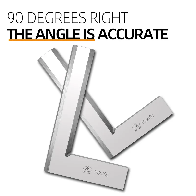 90-градусная квадратная линейка по краям ножа для столярника набор металлических