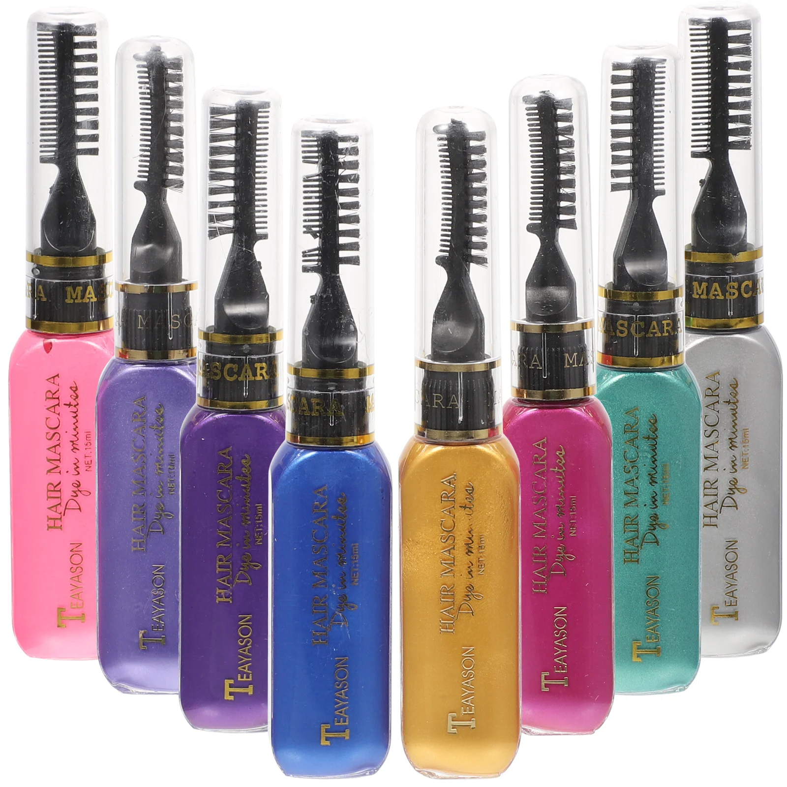 

8pcs Disposable Hair Dye Cream Temporary Hair Color Pen Quick Drying Color