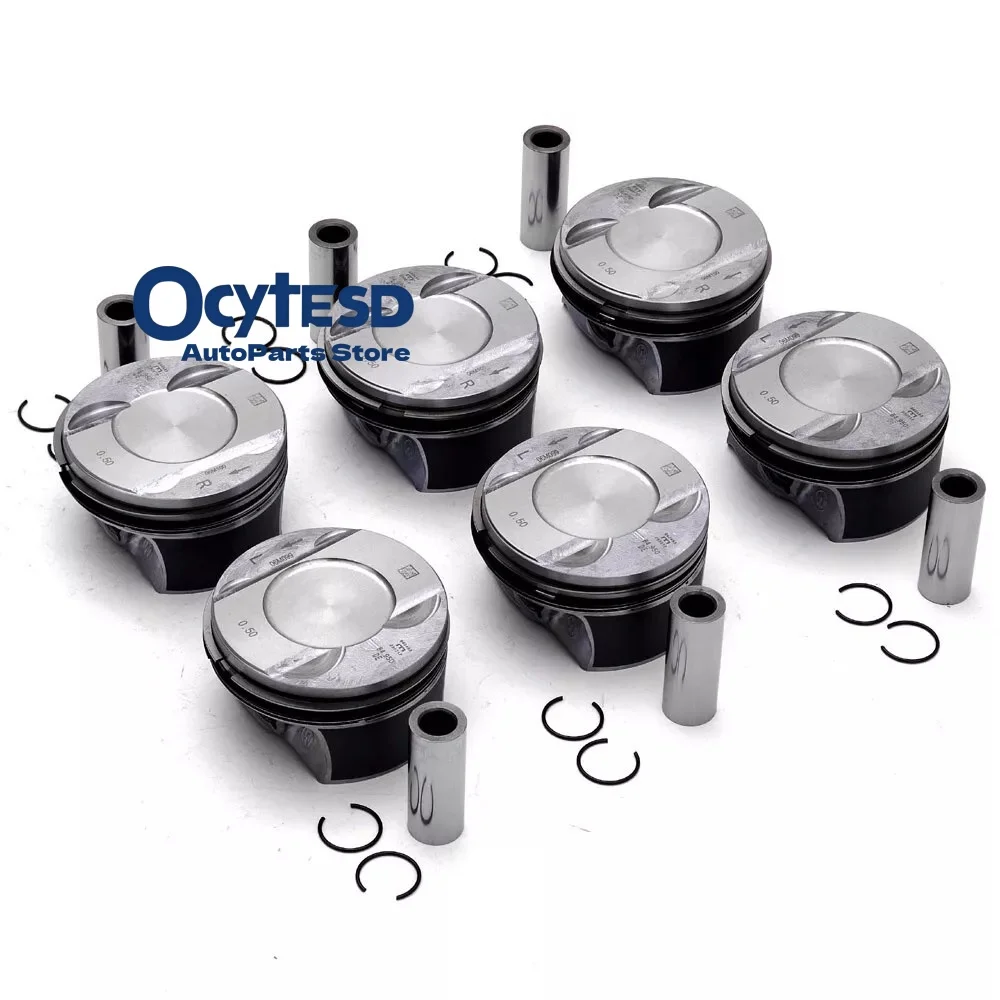 Фото Комплект поршневых колец STD 6x для VW Touareg Audi S4 B9 S5 A6 A7 A8 Q7 3.0T V6 EA839 A06M107065AB №3
