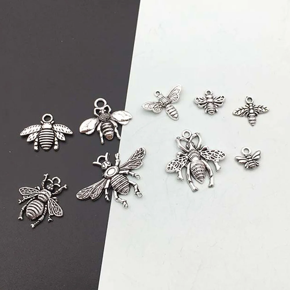 80 Pcs Alloy Pendant Charm Jewelry Making Pendants DIY Charms Kits Vintage Necklace Sets