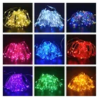 Светодиодная гирлянсветильник, 10 шт., Сказочная теплая белая Гирлянда, украшение для дома, дня рождения, свадьбы, вечеринки, праздника, Рождества