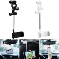 360 rearview mirror phone holder universal car phone holder gps seat smartphone car phone holder stand adjustable support