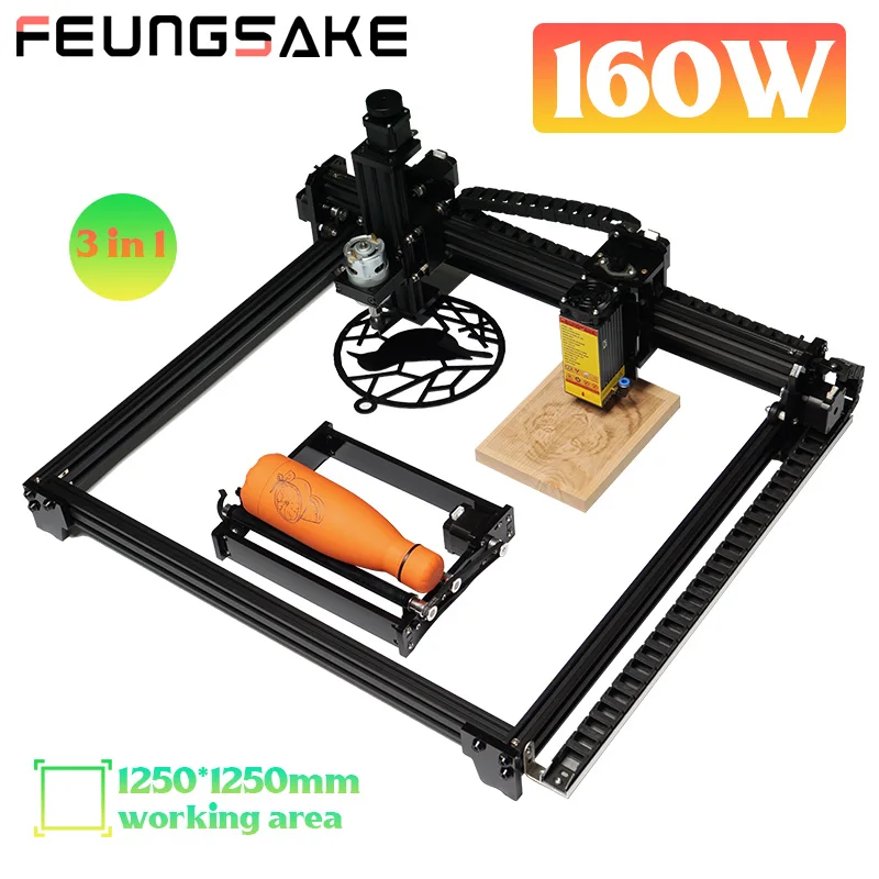 

CNC Laser Engraver Machine 160W With Air Assist Pump 90W Laser Printer Wood Cutting Engraving Cnc Router