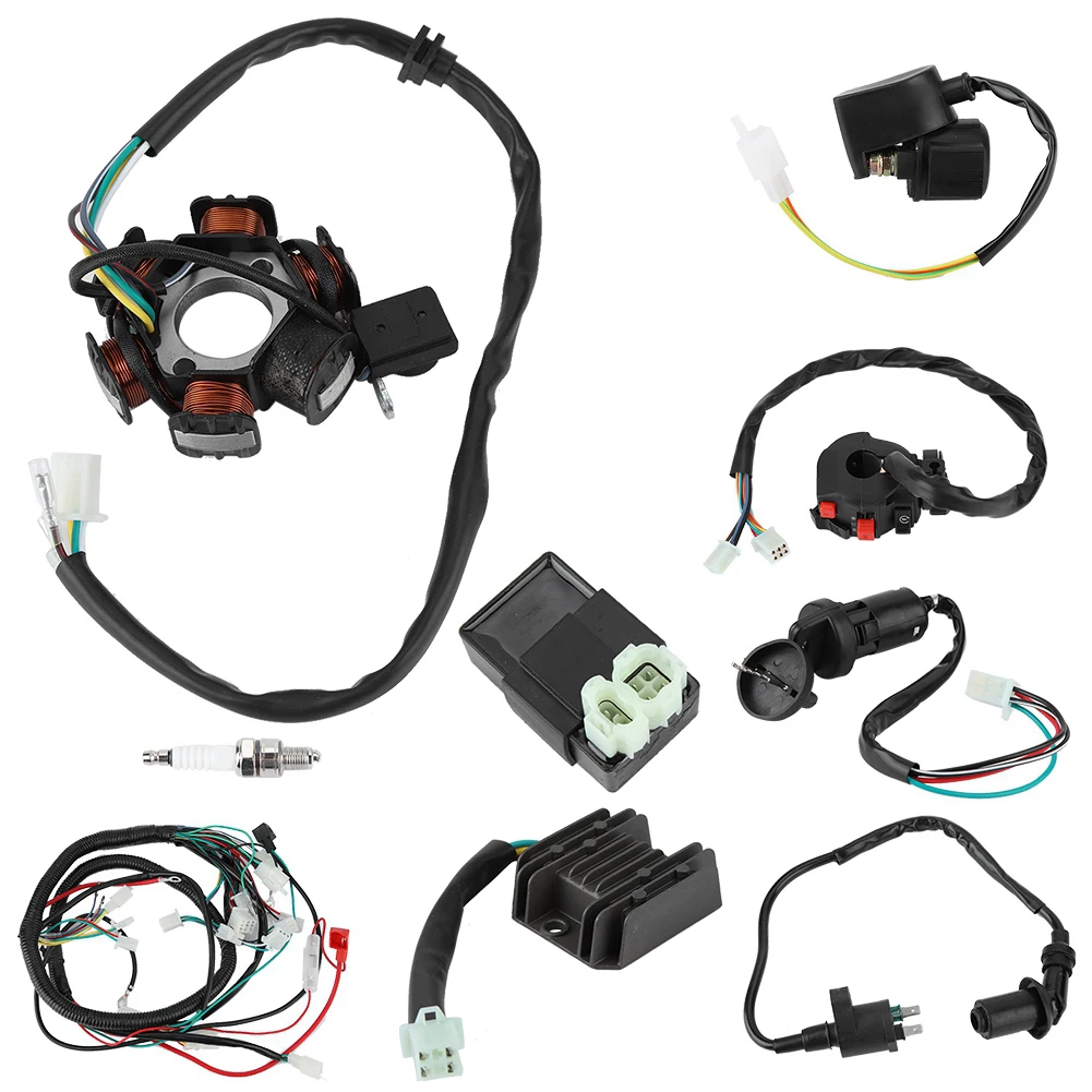 

Электропроводка в комплекте, магнитный Статор для GY6 125cc 150cc Electric