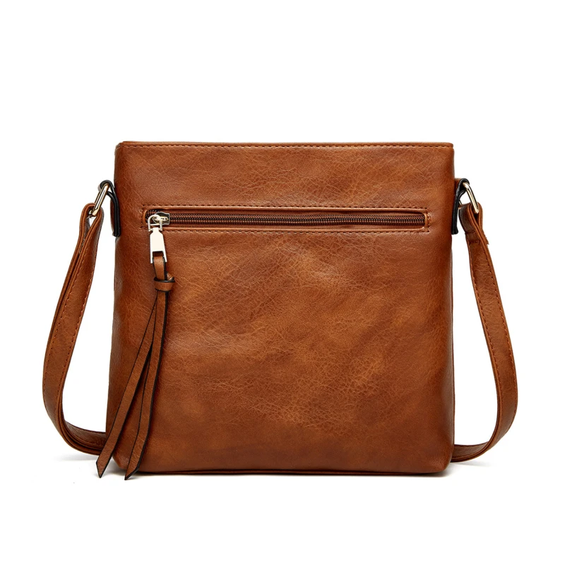 

Shoulder Bags for Women Soft Water Leather Handbags Women Messenger Crossbody Bag European&American Style Vintage Retro Tote Bag