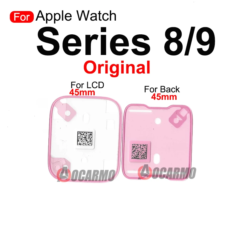 Фото Для Apple Watch Series 8 9 41 мм 45 мм S8 S9 передний ЖК-экран клейкая задняя наклейка замена клейкой ленты №5