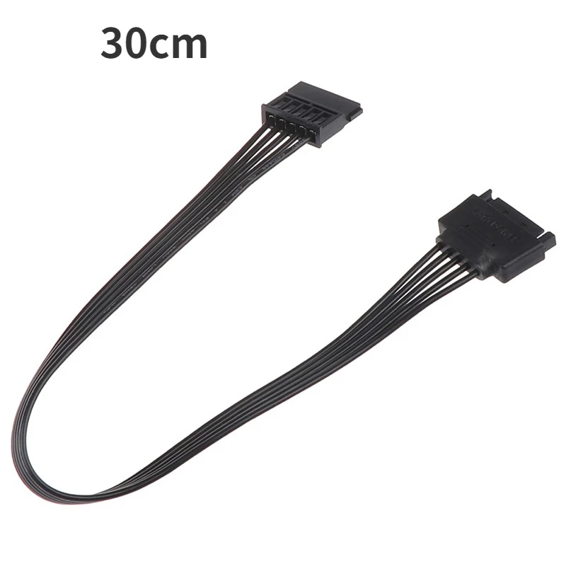 

Кабель-удлинитель SATA, 15 контактов, 30 см, 1 шт.