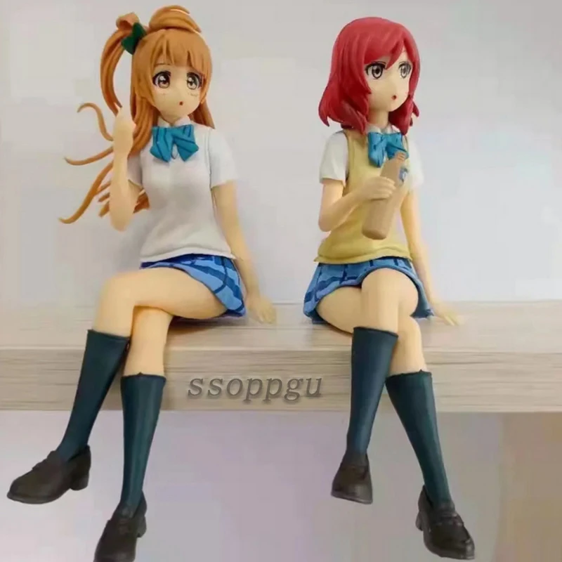 

14cm LoveLive Figure Kotori Minami Maki Nishikino Uniforms Chair Japanese Anime Collection PVC Action Figure Model Toys Gifts