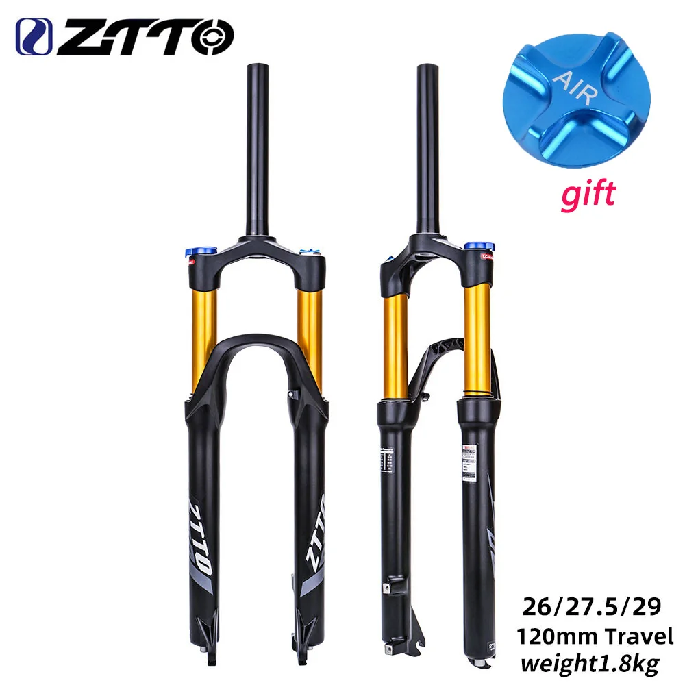 

Велосипедная пневматическая вилка ZTTO Solo 120 мм, передняя подвеска 26/27, 5/29 дюйма QR, БЫСТРОРАЗЪЕМНАЯ прямая трубка 1 1/8 дюйма для горного велосипеда