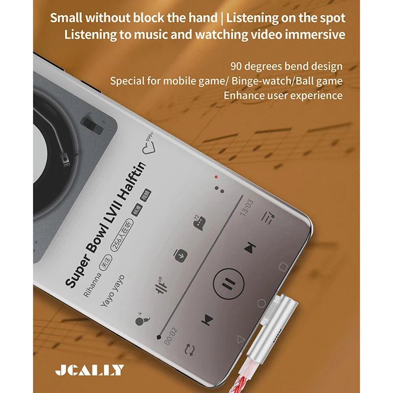 Цифровой портативный декодирующий аудиоусилитель jdly JM6T CX31993 DAC Type-C до 3 5 мм Hi-Fi 32