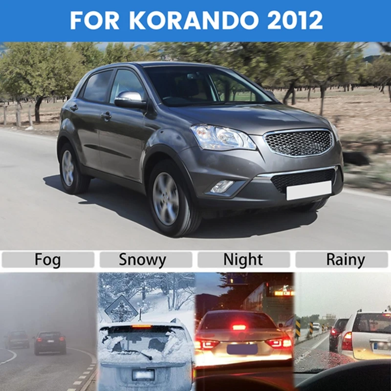 Светодиодный номерной знак заднего вида для Ssangyong Korando 2012 задний фонарь номерного