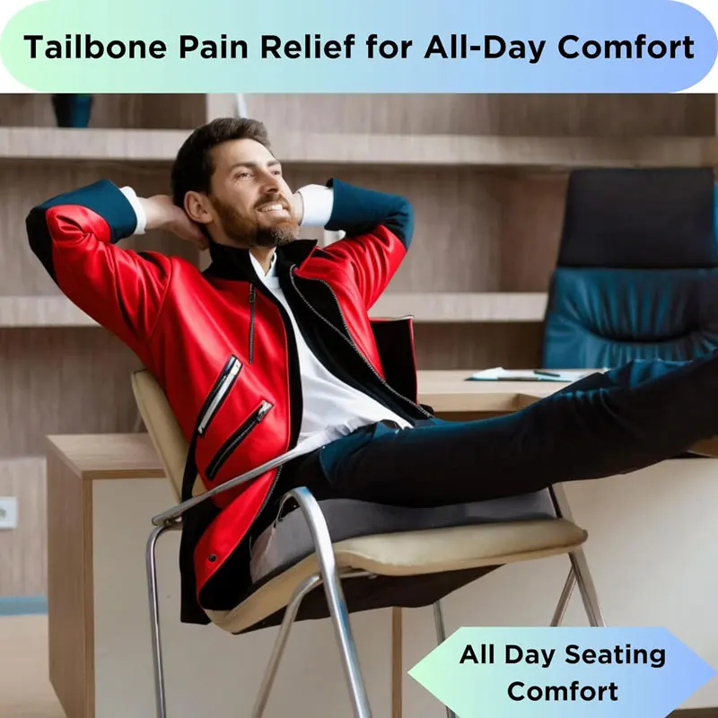 Противоскользящая Ортопедическая подушка из пены с эффектом памяти