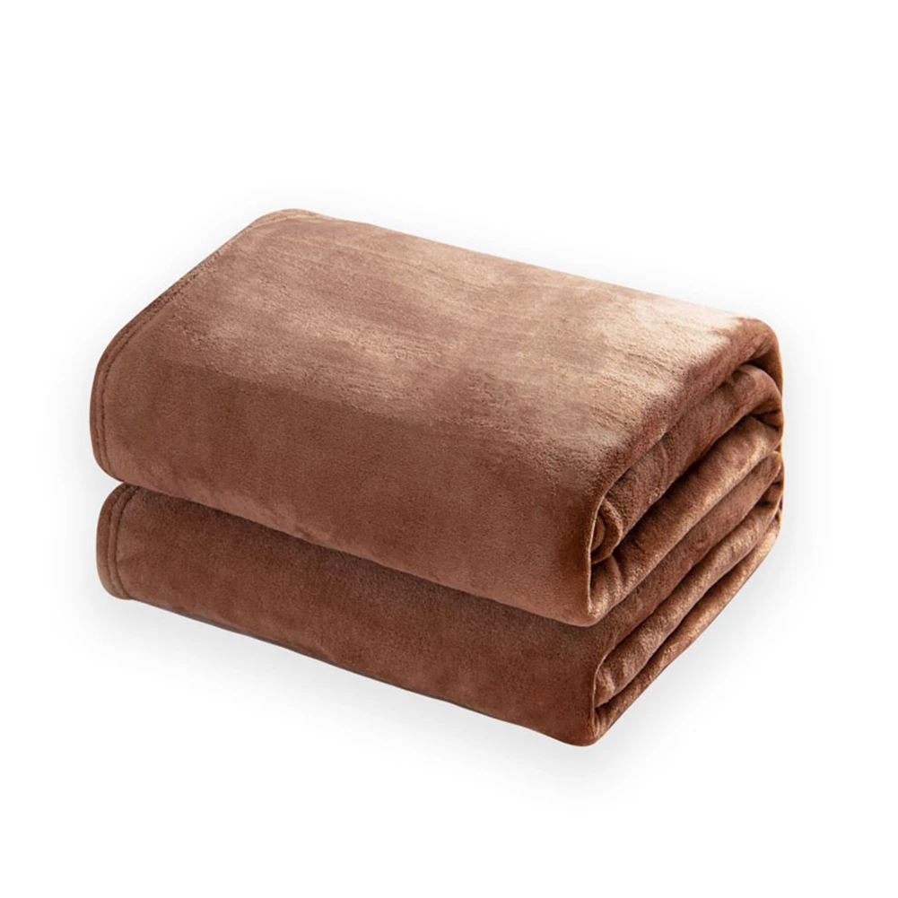 

Soft Fleece Blanket for Sofas and Beds 50X60 Inch Comfortable Lightweight Fleece Flannel Blanket Microfiber Blanket,B