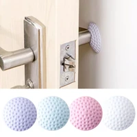 1pcs wall sticker thickening mute door rubber fender handle door lock protective pad protection wall home recor toilet stickers