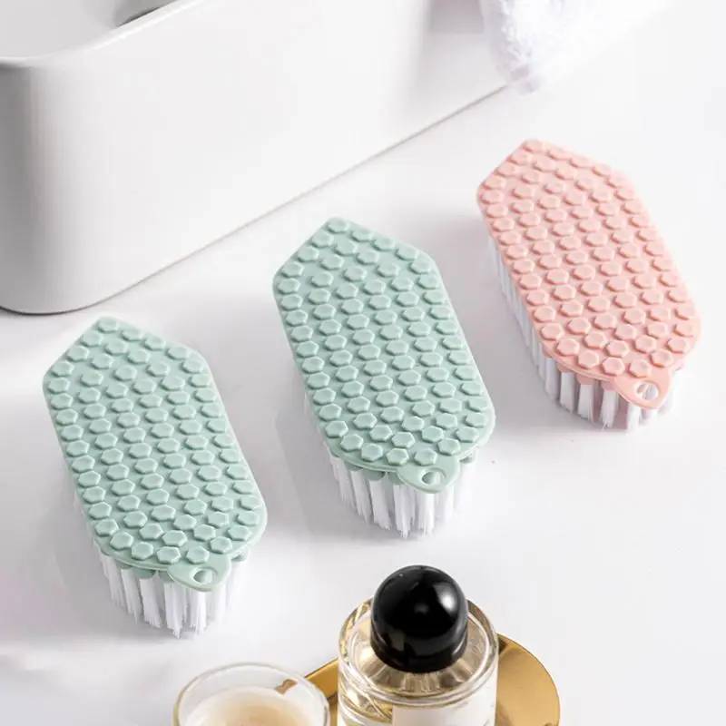 

New Floor Scrub Brush V-shaped Multifunctional Bathroom Scrubber Brush Triangle Head Durable Household Cleaning Accessories