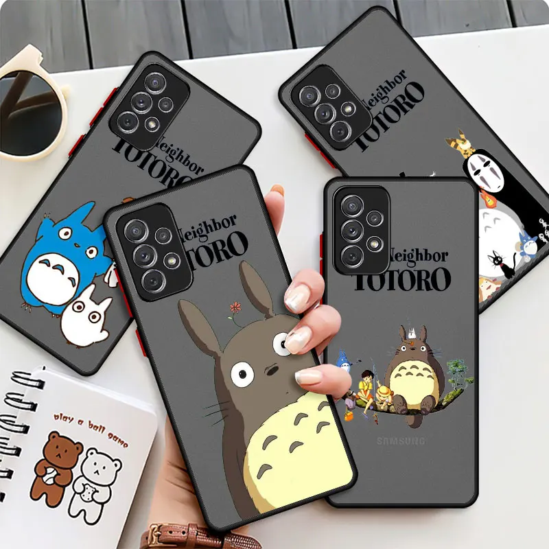 

Totoro Ghibli Spirited Away Case for Samsung Galaxy A52 A23 4G A13 A33 A53 A73 A41 A12 A22 5G A11 A51 A31 A71 A72 A21s A32 Cover