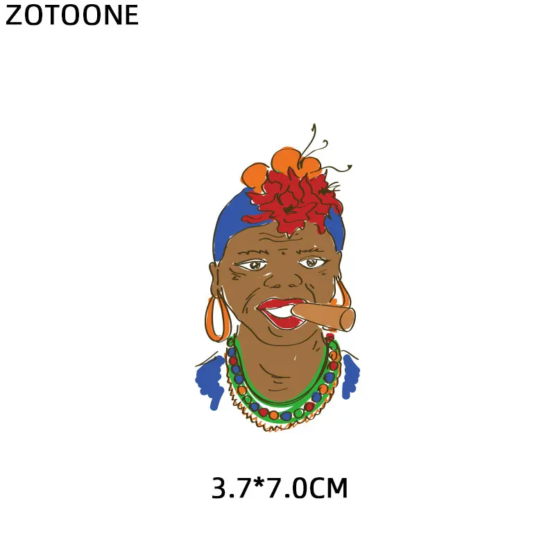 Hippie Stripe Vintage Аниме Девушки на переключателях для одежды с термоклеящими заплатами Патчи на одежду из фольги Наклейки на одежду Дешево.