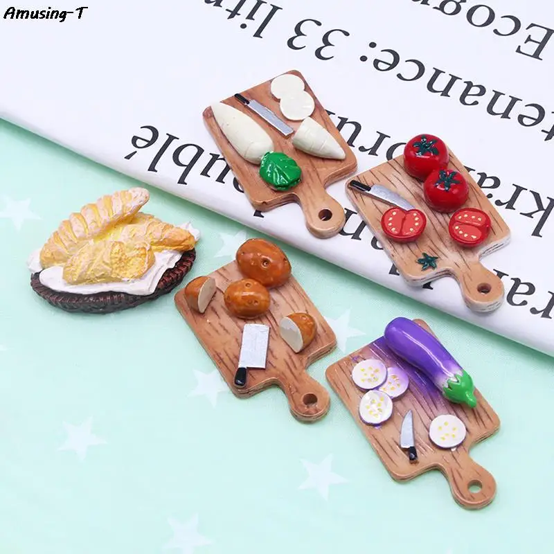 

DollHouse Miniature Cutting Board Model Accessories For Dollhouse Decor Kids Toys Gift