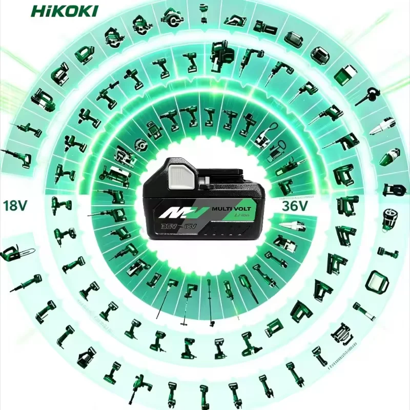 Аккумулятор HiKOKI BSL36A18 MultiVolt 18В36В 5.0Ач8.0Ач литиевый, совместимый со всеми беспроводными электроинструментами Hitachi, ударопрочный (art.: 3920dcb75e435) - 3920dcb75e435