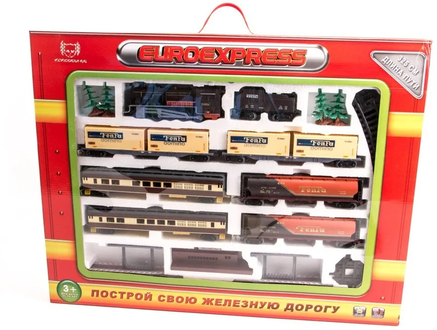 Children's Railway Fenfa euroexpress 325 cm-1601a train railway set Train Electric ho russian railways Steam locomotive wooden brio |