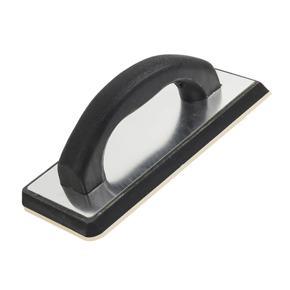 

Handheld Concrete Rubber Trowel Tile Tiling Tool Aluminum Spatula