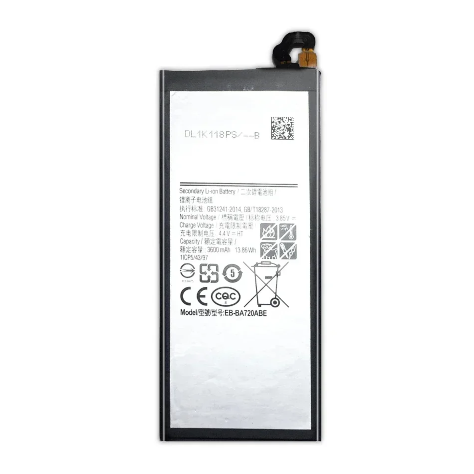 Сменный аккумулятор EB-BA720ABE 3600 мАч для Samsung Galaxy A7 2017 версия A720 SM-A720 A720F SM-A720S A720F/DS