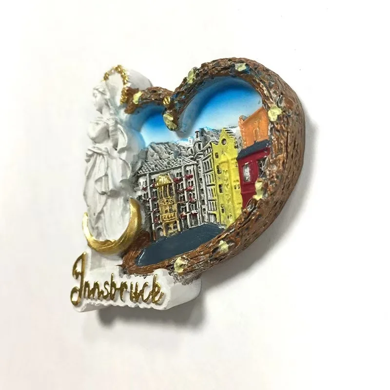 Австрия Innsbruck большой городской высококачественный холодильник с магнитными