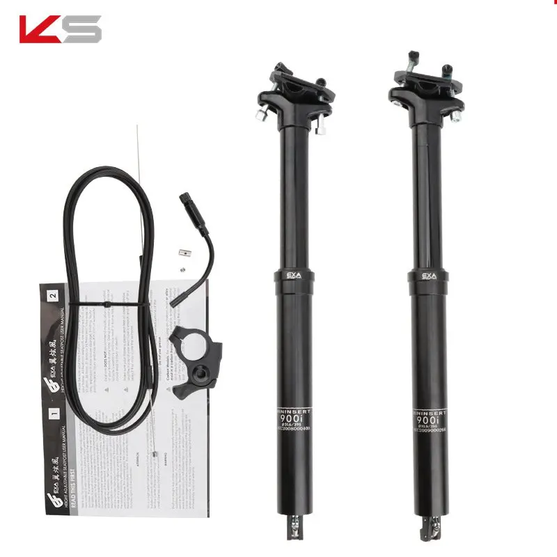 30.9/31.6*395mm Wire Control Lift Seat Tube Internal Routing Iamok  Post Kindshock EXA 900i Mountain Bike Dropper post