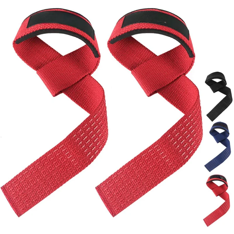 

Weightlifting Gym Anti-Slip Sport Safety Wrist Straps Weight Lifting Wrist Support Crossfit Hand Grips Fitness Bodybuilding