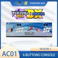 arcade game console pandora box 3d 5018 games 6 button joystick 2 players controller retro pandora arcade console game